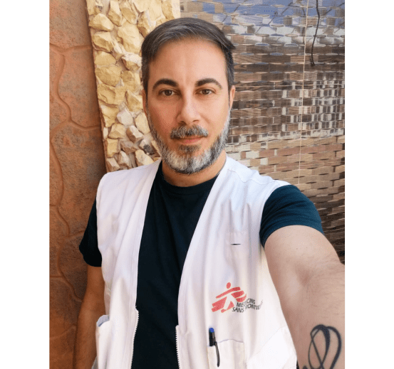 Davide Musardo, MSF Mental Health Activity Manager in Gaza